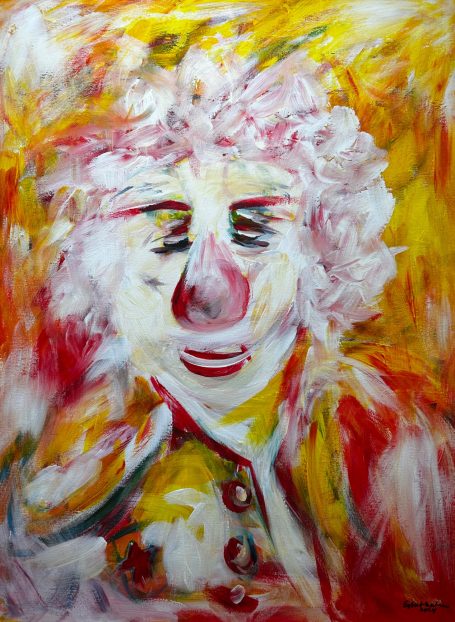 Schilderij De Karnavalsgek uit 2024.