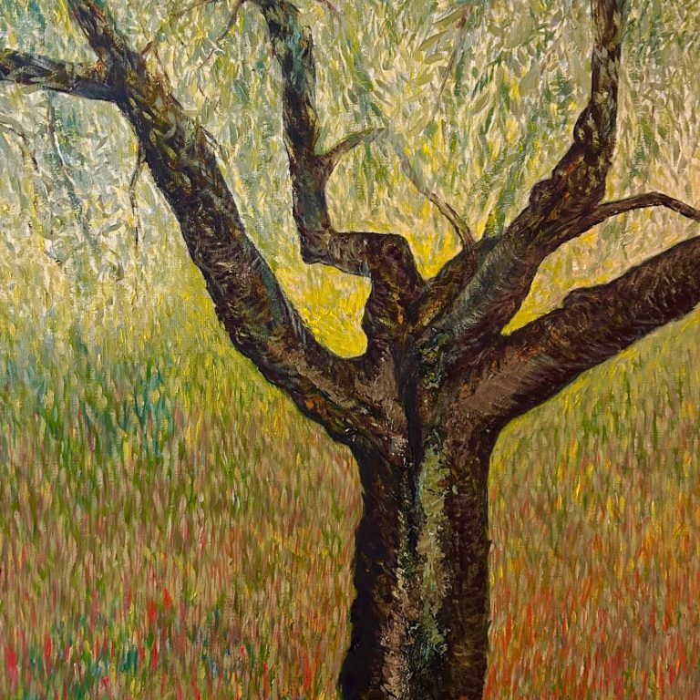 De Olijfboom Olieverfschilderij 'De Olijfboom' van Egbert Kochen uit 2025.